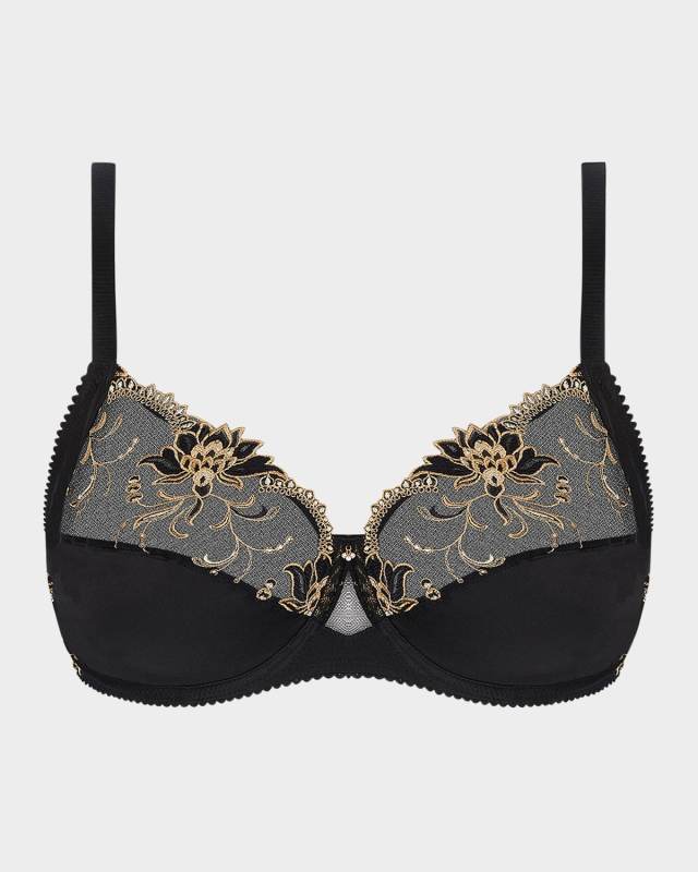 Eblouissante Icone Embroidered Full-Cup Bra